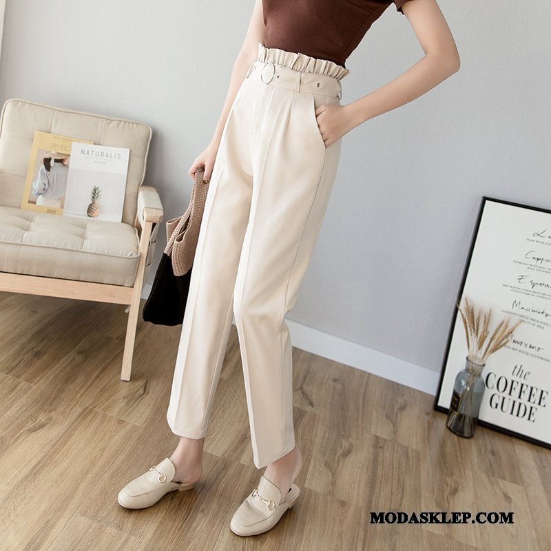 Damskie Spodnie Sklep 2019 Casual Wiosna Eleganckie Nowy