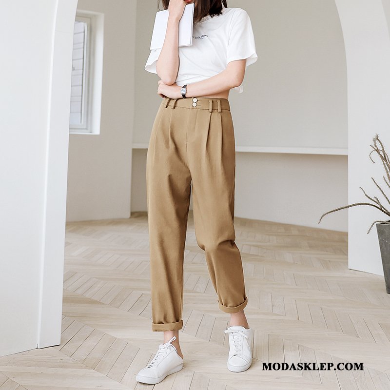 Damskie Spodnie Sprzedam Spodnie Cargo Harlan Casualowe Spodnie Wiosna Lato Khaki