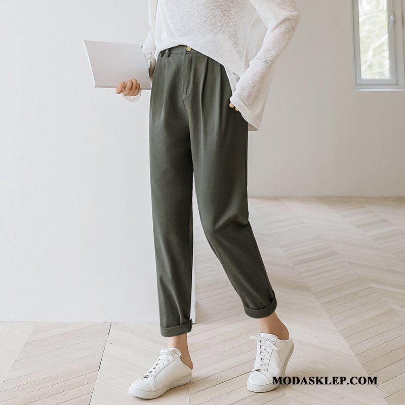 Damskie Spodnie Sprzedam Spodnie Cargo Harlan Casualowe Spodnie Wiosna Lato Khaki