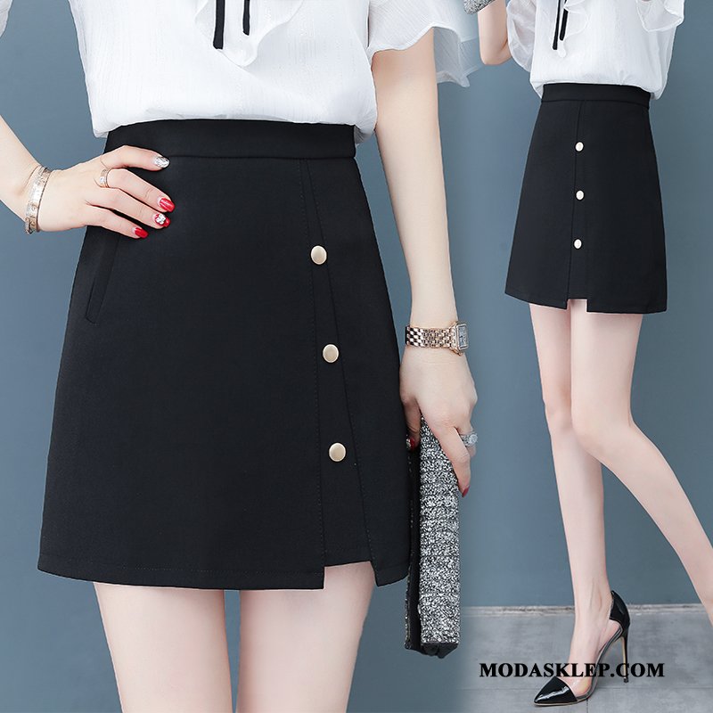 Damskie Spódnica Online Moda Nowy Wysoki Stan Krótkie Spódnice Mały Czarny