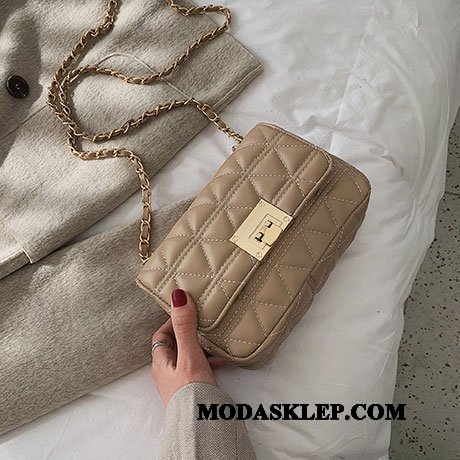 Damskie Torby Na Ramię Tanie Moda 2019 Torba Na Ramię Kształt Rombu Damska Czarny
