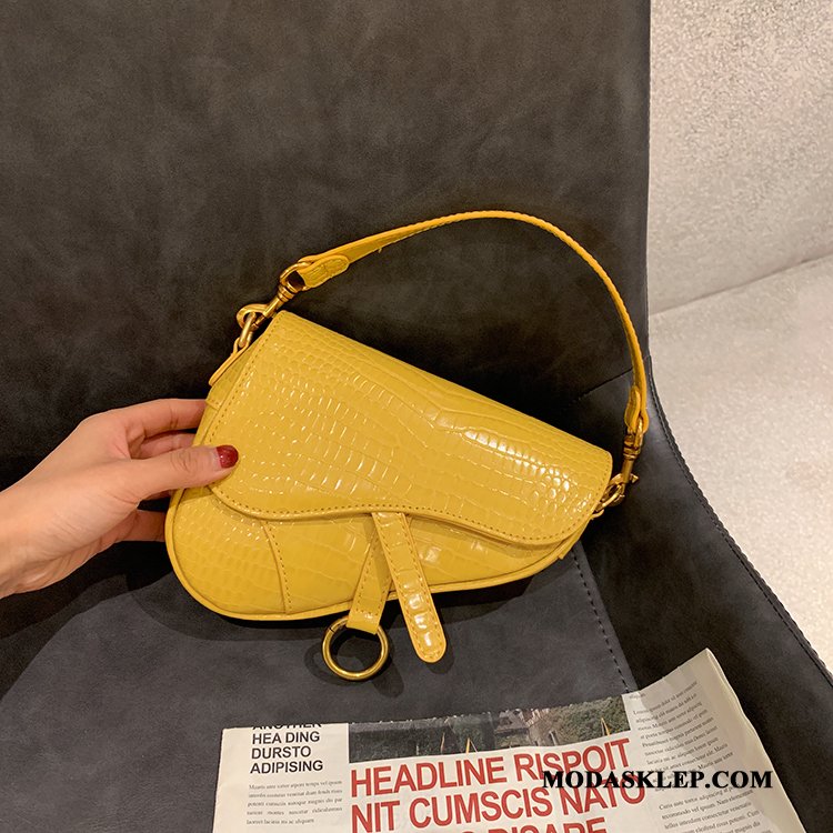 Damskie Torebki Oferta Nowy Wzór Krokodyla Moda 2019 Trendy Czarny