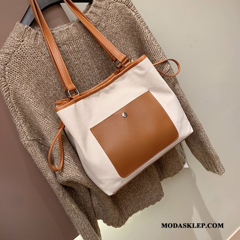 Damskie Torebki Online Duże Torby Moda 2019 Nowy Płótno Czarny