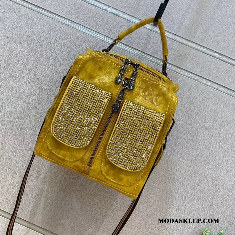 Damskie Torebki Tanie Wielofunkcyjne Nowy Wszystko Pasuje Rhinestone Torba Na Ramię Fiołkowy