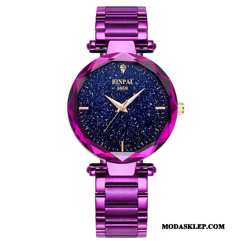 Damskie Zegarek Na Rękę Kupię Eleganckie Damska Kryształ Trendy Wodoodporny Czarny