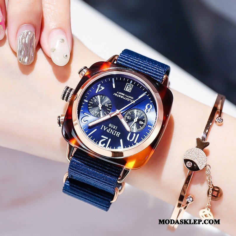 Damskie Zegarek Na Rękę Oferta Zima Zegarek Kwarcowy Trendy Wodoodporny Zakochani Czarny Czerwony