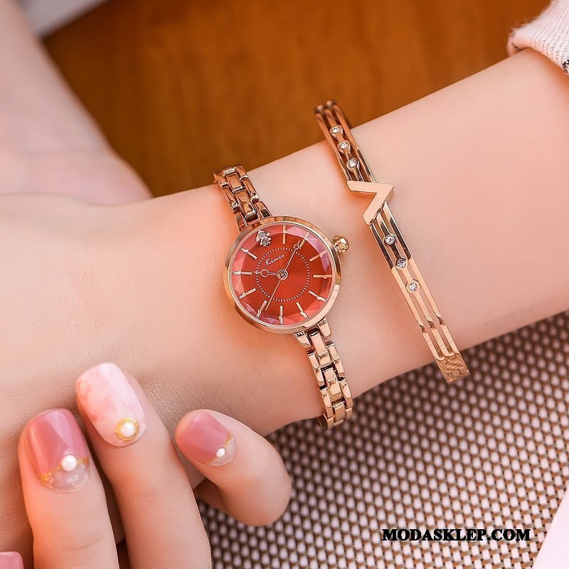Damskie Zegarek Na Rękę Online Mini Mały Trendy Damska Serce Niebieski