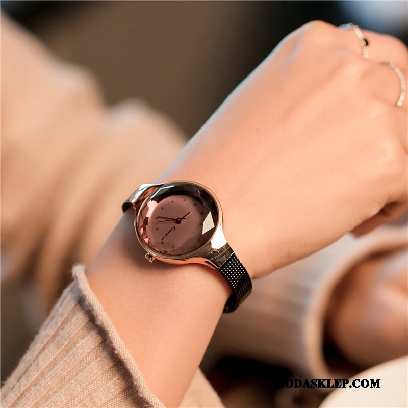 Damskie Zegarek Na Rękę Sprzedam Student Casual Damska Eleganckie Trendy Fioletowy