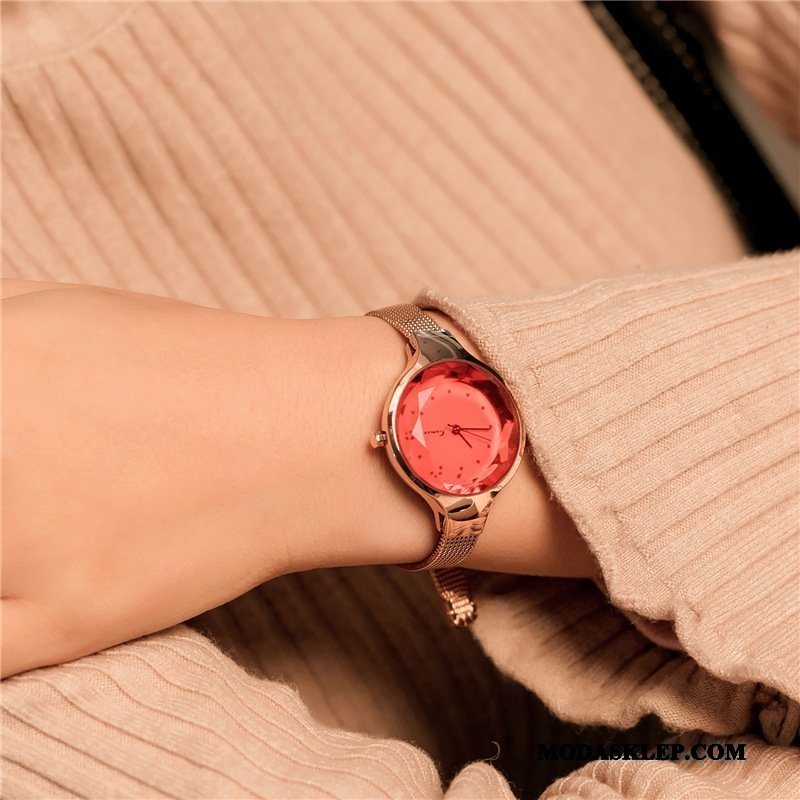 Damskie Zegarek Na Rękę Sprzedam Student Casual Damska Eleganckie Trendy Fioletowy