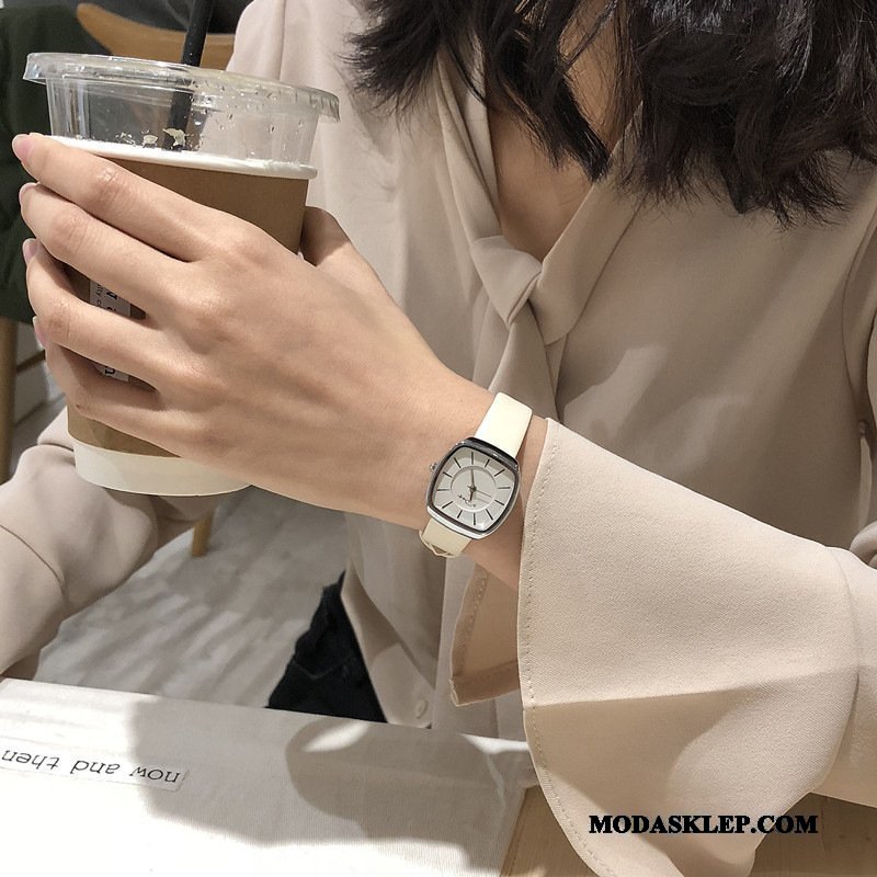 Damskie Zegarek Na Rękę Tanie Moda Nowy Trendy Casual Wszystko Pasuje Czarny