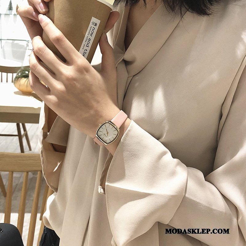 Damskie Zegarek Na Rękę Tanie Moda Nowy Trendy Casual Wszystko Pasuje Czarny