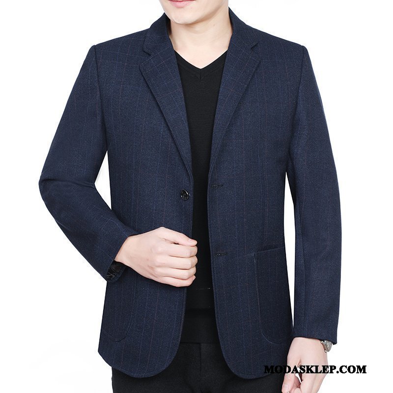 Męskie Blazer Sklep Nowy Slim Fit Męska Marynarka Wiosna Szary