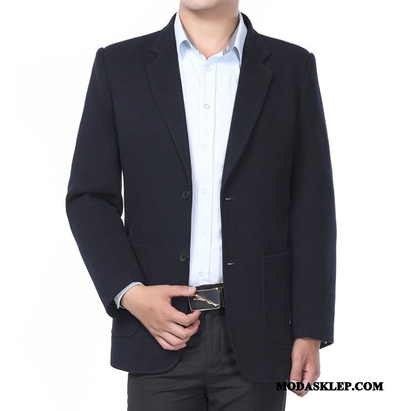 Męskie Blazer Sprzedam Casual Topy Garnitur Męska Marynarka Czerwony