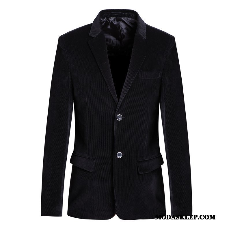 Męskie Blazer Sprzedam Męska Topy Wiosna Biznes Jesień Brązowy