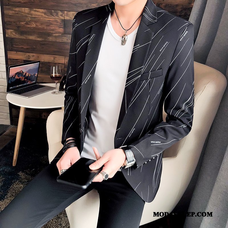 Męskie Blazer Sprzedam Wiosna Męska Blezer Slim Fit Piękny Biały
