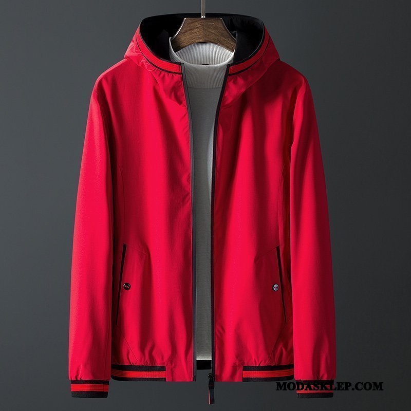 Męskie Bluza Z Kapturem Oferta Płaszcz Kurtka Męska Tendencja Casual Szary