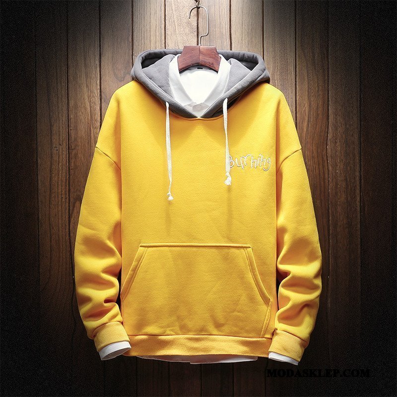 Męskie Bluza Z Kapturem Sprzedam 2019 Jesień Pullover Student Bluzy Z Kapturem Czerwony