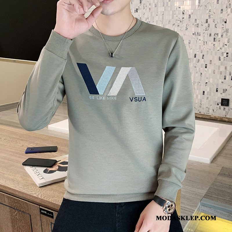 Męskie Bluza Z Kapturem Sprzedam Bluzy Z Kapturem Casual Nowy T-shirt Z Długim Rękawem Tendencja Biały