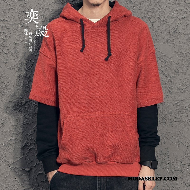 Męskie Bluza Z Kapturem Sprzedam Bluzy Z Kapturem Hip-hop 2019 Pullover Płaszcz Czerwony