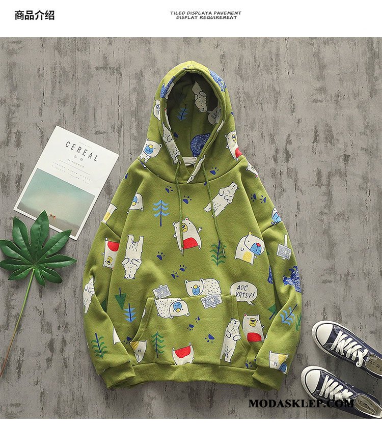 Męskie Bluza Z Kapturem Tanie Męska Bluzy Z Kapturem Damska Topy Tendencja Czarny