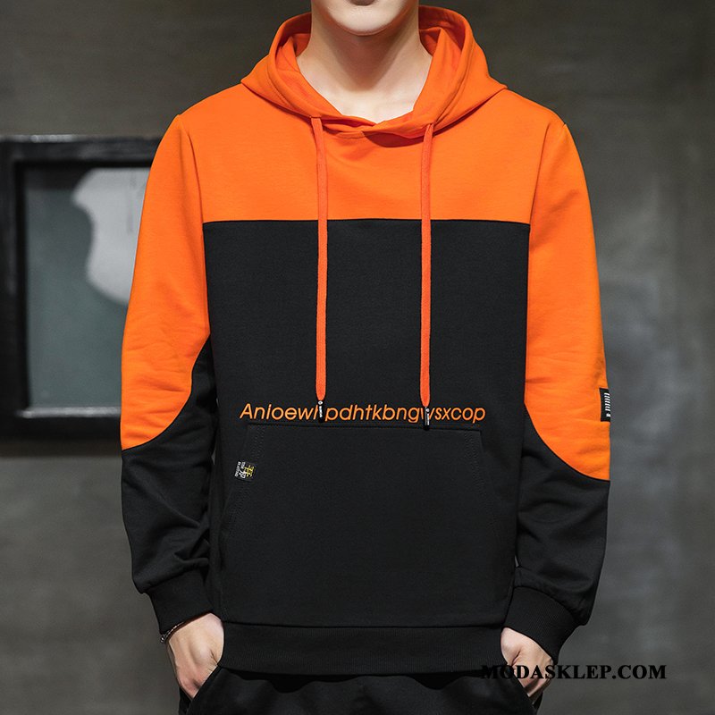 Męskie Bluza Z Kapturem Tanie Pullover Topy Wiosna Bluzy Z Kapturem Tendencja Niebieski