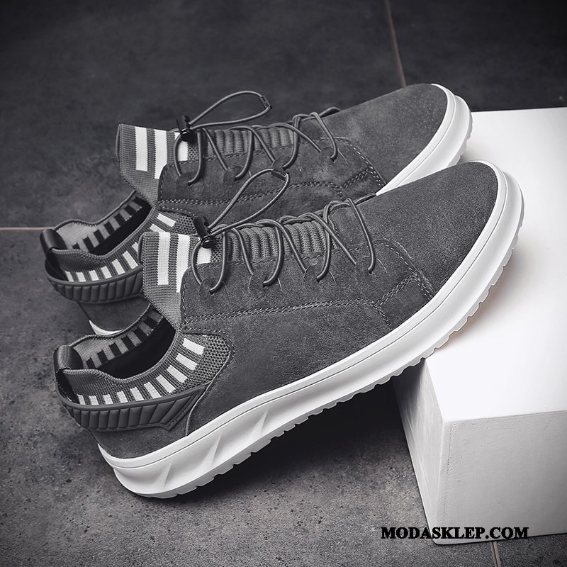 Męskie Buty Sportowe Kup Casual Skórzane Buty Tendencja Wszystko Pasuje 2019 Khaki