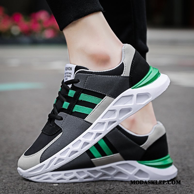 Męskie Buty Sportowe Kup Casual Wszystko Pasuje Wiosna Tendencja Lato Czarny Czerwony