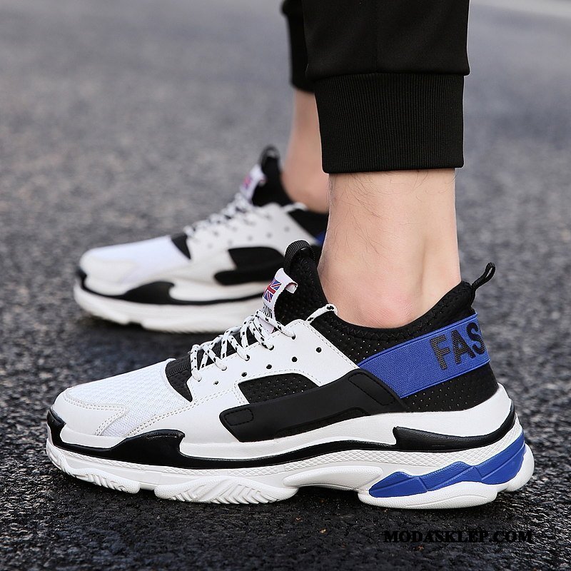 Męskie Buty Sportowe Kupię Tendencja Oddychające Wszystko Pasuje Trampki Casual Biały Czerwony