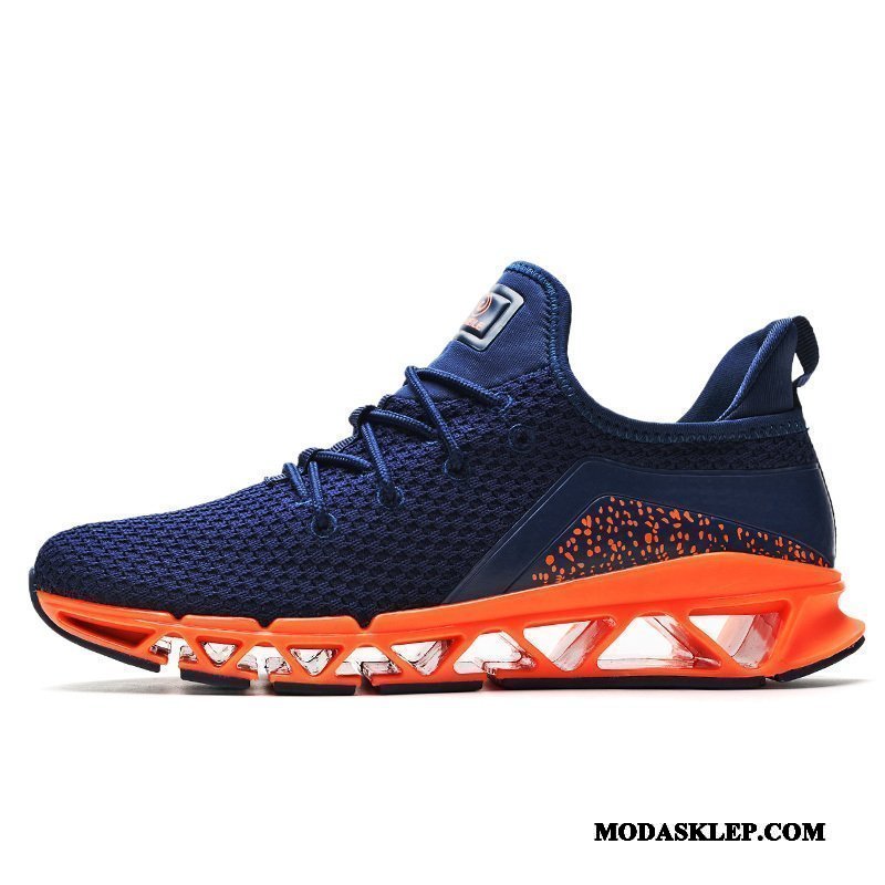 Męskie Buty Sportowe Online Fitness Buty Do Biegania Lekkie Amortyzujące Lato Czarny