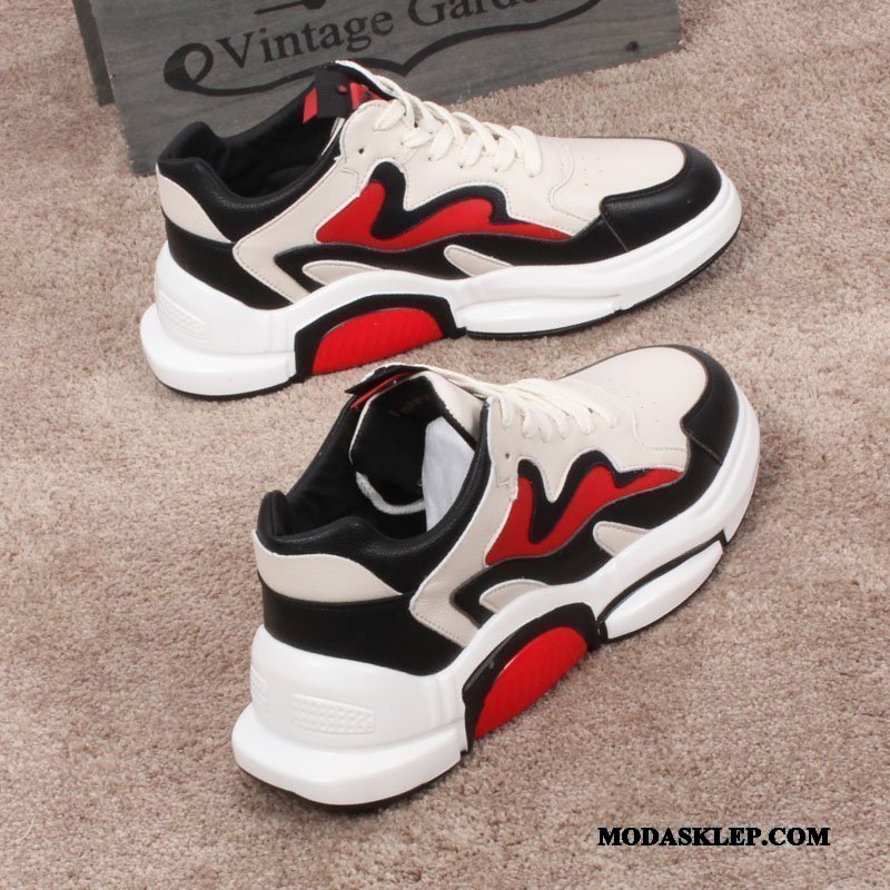 Męskie Buty Sportowe Online Moda Tendencja Wszystko Pasuje Casual Męska Czerwony