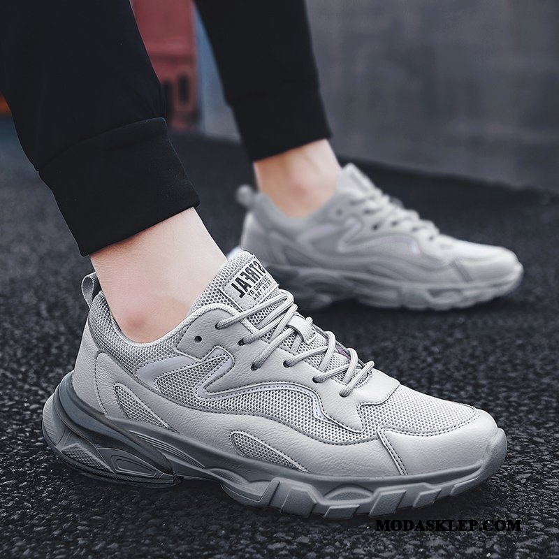 Męskie Buty Sportowe Sklep Buty Na Deskorolke Wiosna 2019 Trampki Tendencja Szary