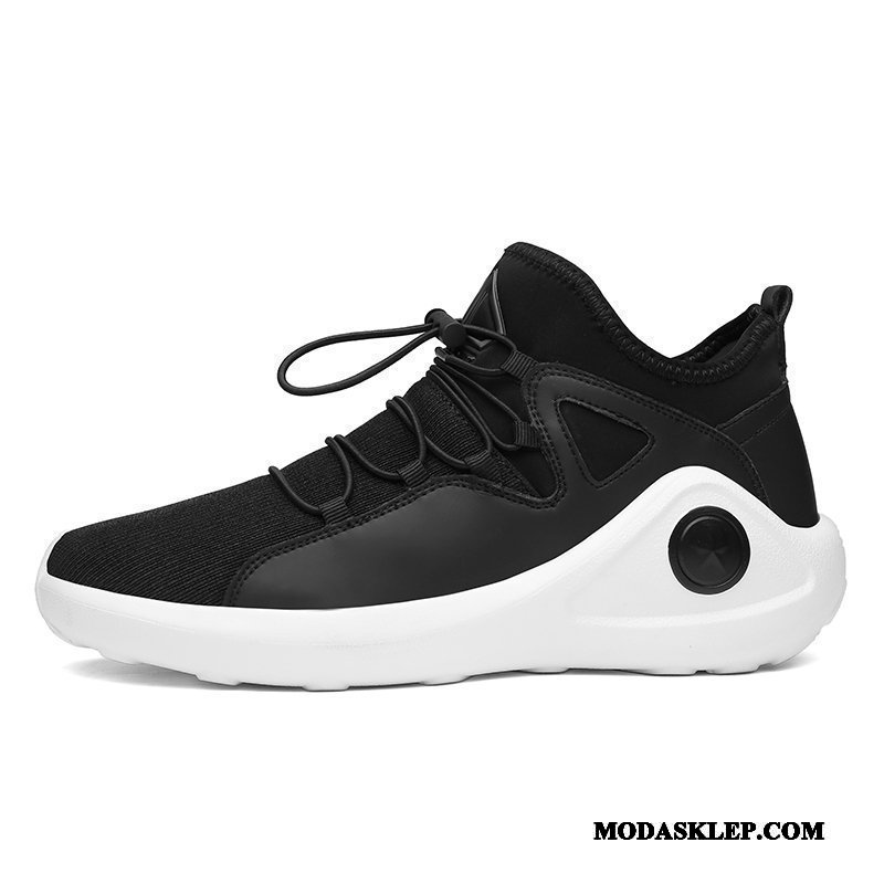 Męskie Buty Sportowe Sklep Lato Tendencja Trampki Męska Uliczne Czarny