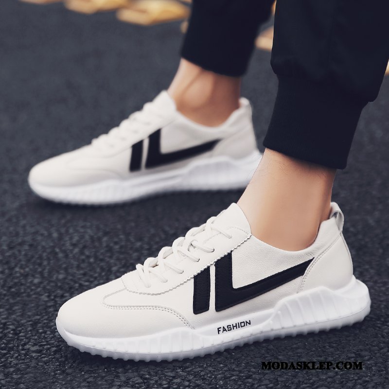 Męskie Buty Sportowe Sklep Męska Buty Na Deskorolke Tendencja Wiosna Buty Do Biegania Biały Czarny