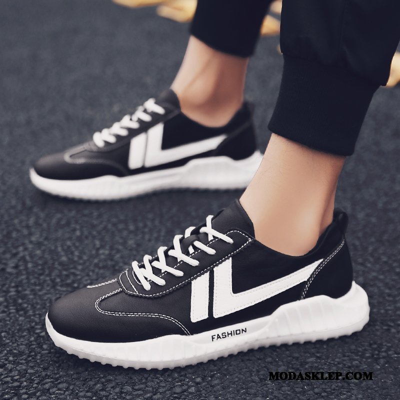 Męskie Buty Sportowe Sklep Męska Buty Na Deskorolke Tendencja Wiosna Buty Do Biegania Biały Czarny