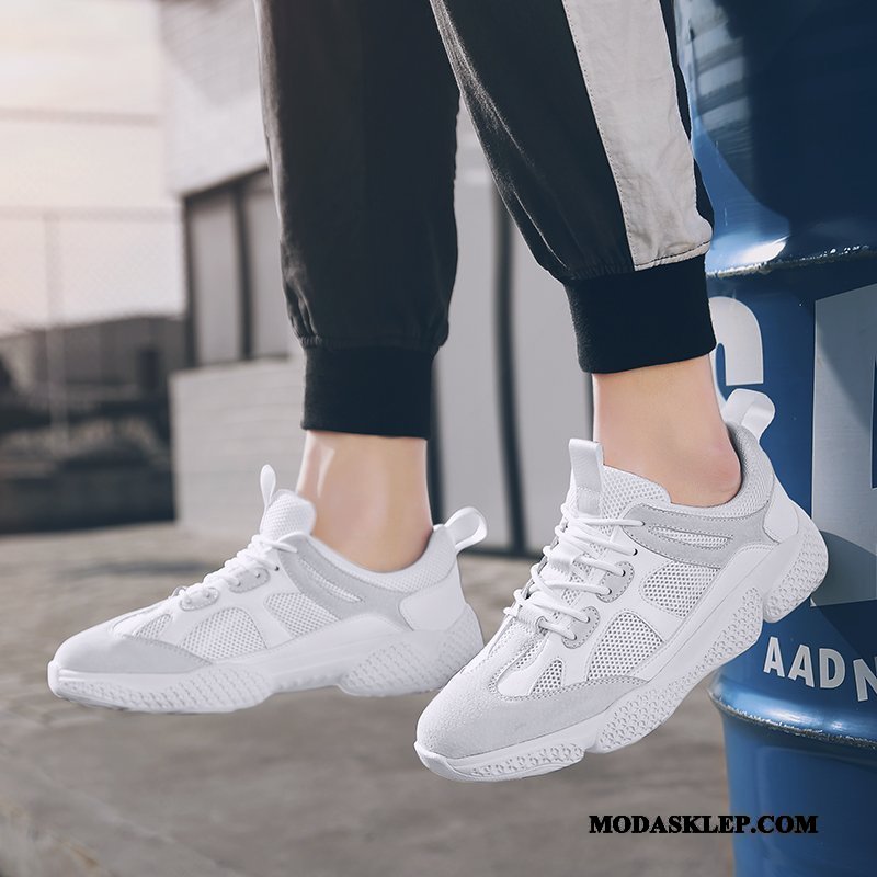 Męskie Buty Sportowe Sklep Student Młodzieżowa Tendencja Męska 2019 Beżowy