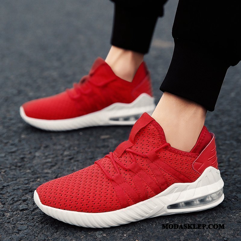 Męskie Buty Sportowe Sprzedam Casual Trampki 2019 Zwiększ Męska Czerwony