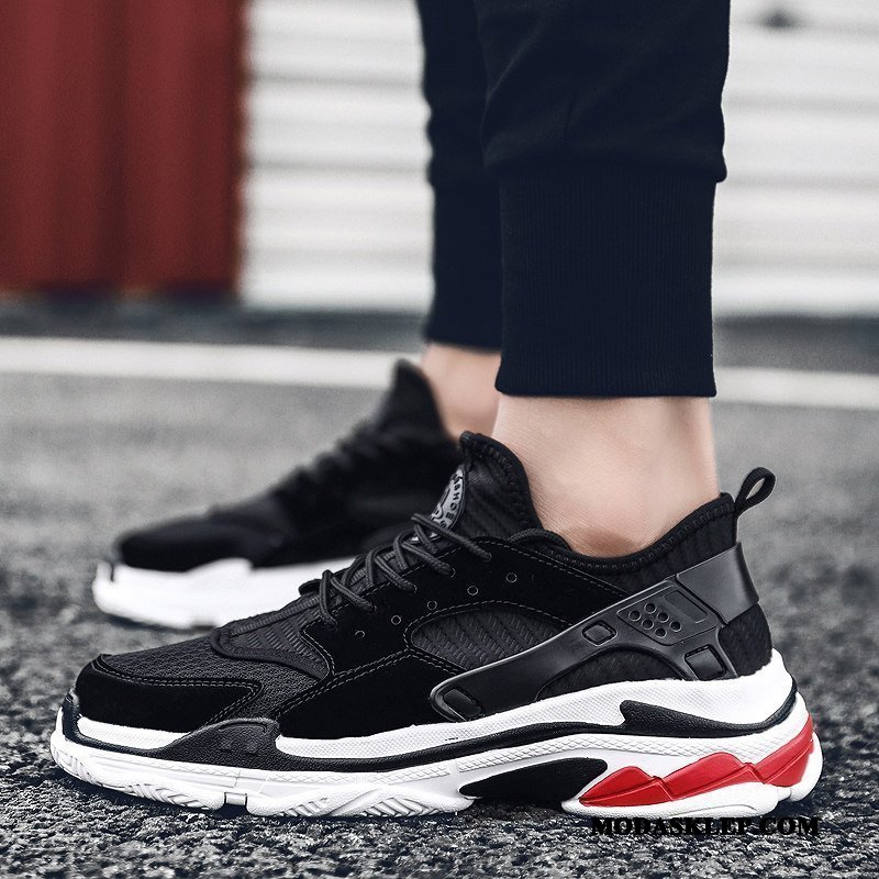 Męskie Buty Sportowe Sprzedam Lato Tendencja Casual Buty Na Deskorolke Super Czarny