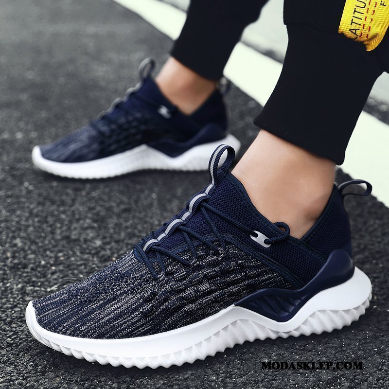 Męskie Buty Sportowe Tanie 2019 Wiosna Męska Tendencja Wszystko Pasuje Biały