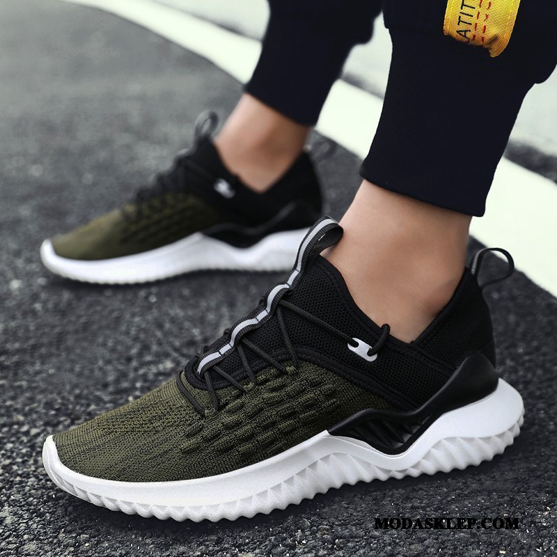 Męskie Buty Sportowe Tanie 2019 Wiosna Męska Tendencja Wszystko Pasuje Biały