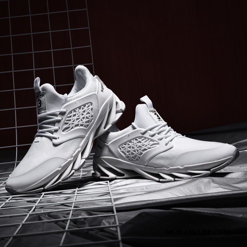 Męskie Buty Sportowe Tanie Amortyzujące Męska Wiosna Lato 2019 Czarny
