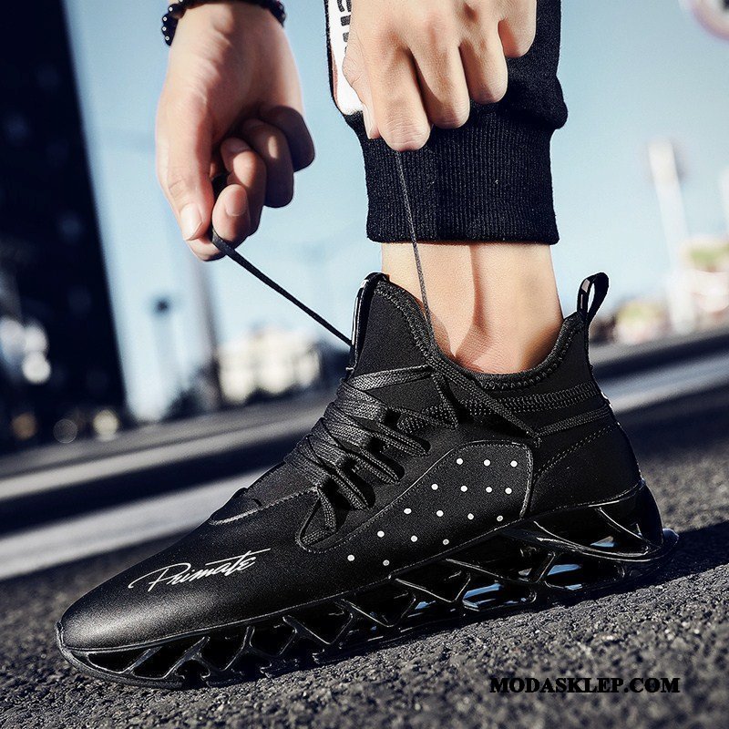 Męskie Buty Sportowe Tanie Buty Do Biegania Wiosna Męska 2019 Casual Biały
