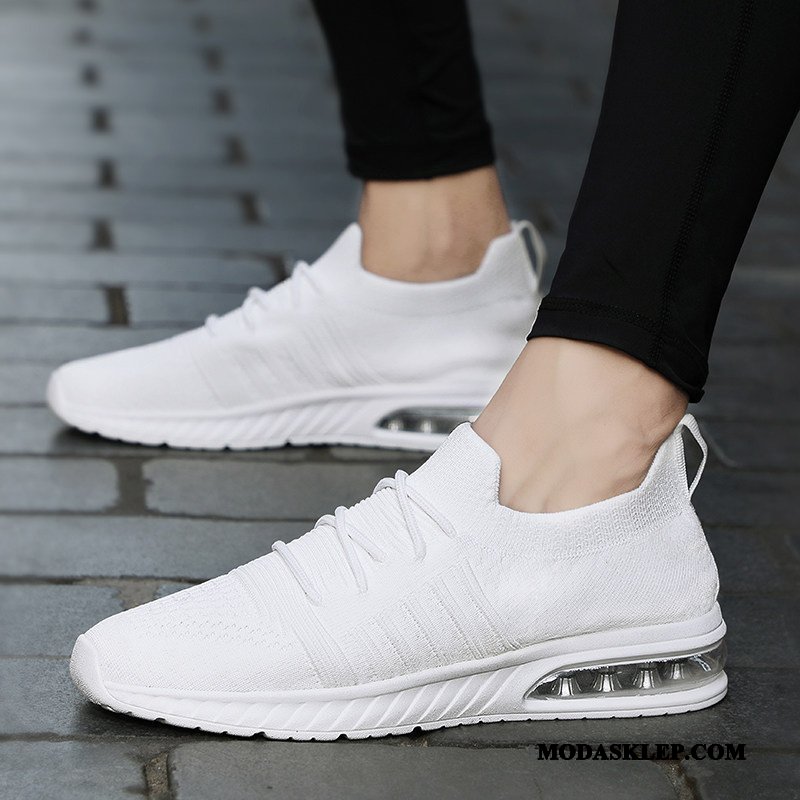 Męskie Buty Sportowe Tanie Lekkie Tendencja Wiosna 2019 Podróż Czarny