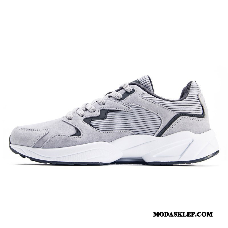 Męskie Buty Sportowe Tanie Wiosna Jogging 2019 Podróż Buty Do Biegania Niebieski