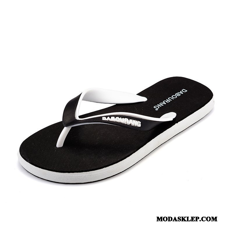 Męskie Japonki Dyskont Kapcie Buty Męska Plażowe Casual Niebieski