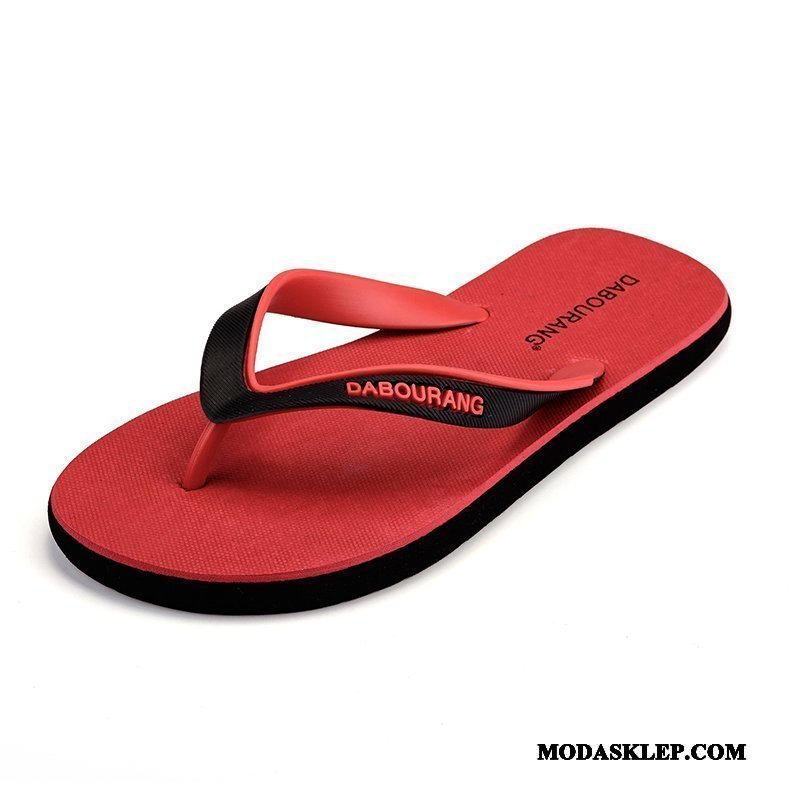 Męskie Japonki Dyskont Kapcie Buty Męska Plażowe Casual Niebieski