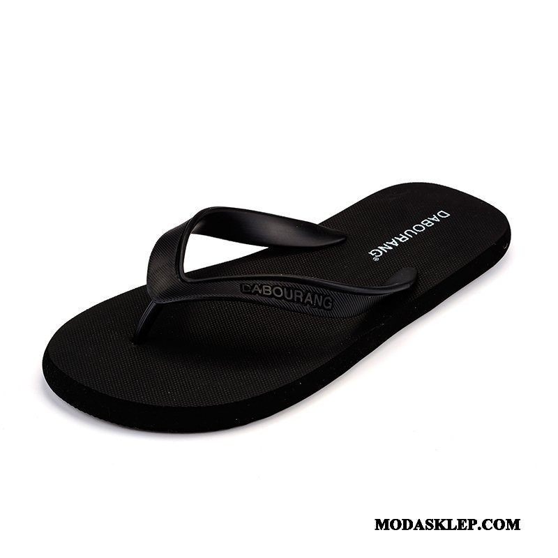 Męskie Japonki Dyskont Kapcie Buty Męska Plażowe Casual Niebieski