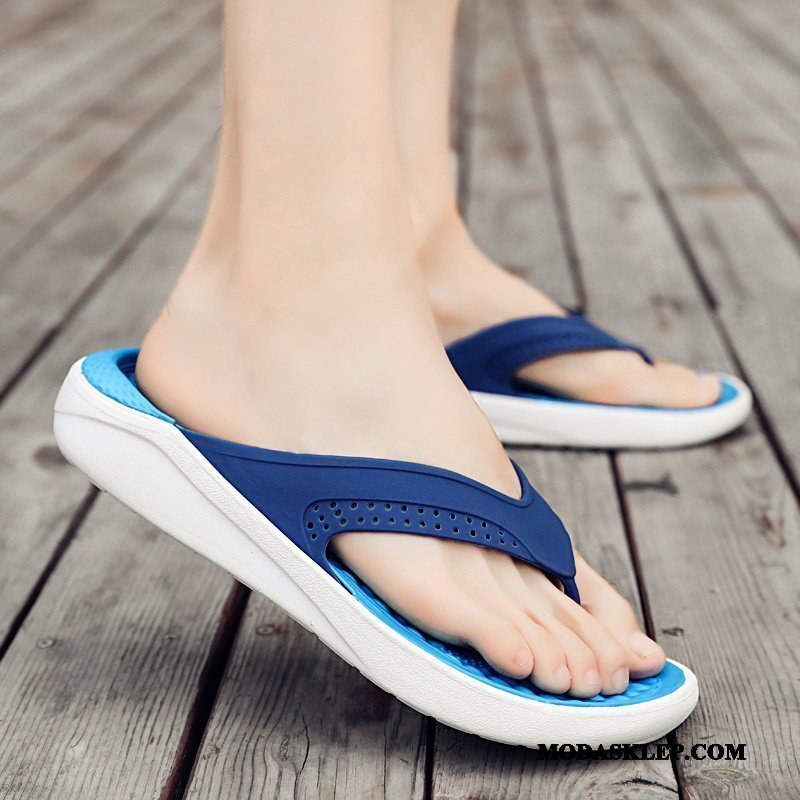 Męskie Japonki Oferta Buty Osobowość Antypoślizgowe 2019 Moda Czarny