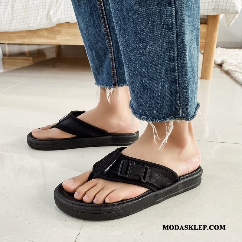Męskie Japonki Tanie Antypoślizgowe Outdoor Odzież Wierzchnia Tendencja Moda Czerwony