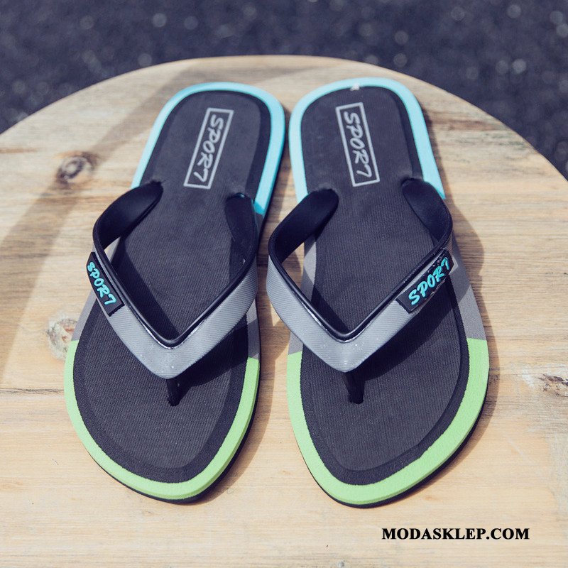 Męskie Japonki Tanie Buty Męska Outdoor Plażowe Tendencja Czarny Żółty