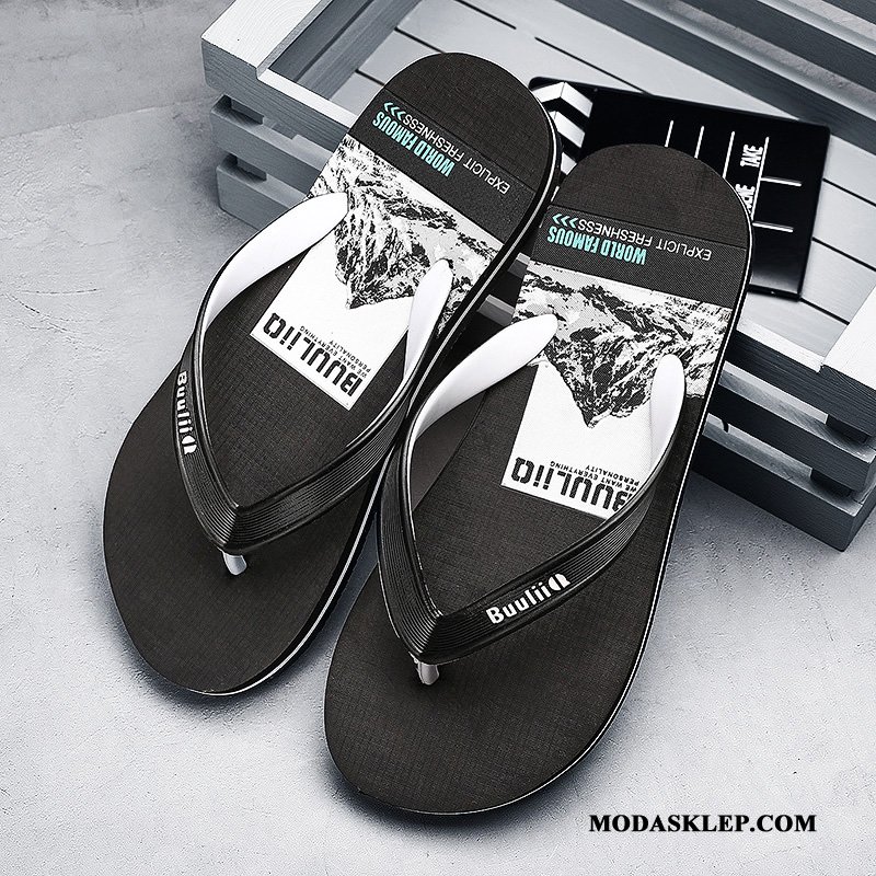 Męskie Japonki Tanie Outdoor Plażowe Student Buty Tendencja Niebieski